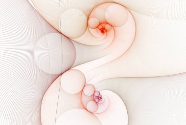 Beyaz ve kırmızı çizgilerle soyut arkaplan