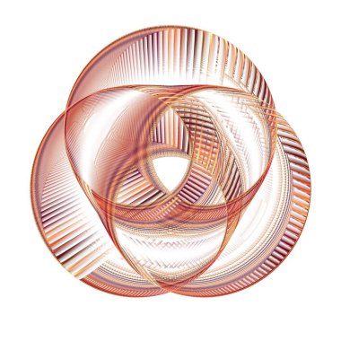 Karmaşık sessiz turuncu soyut kıvrımlı spiral dalga tasarımı