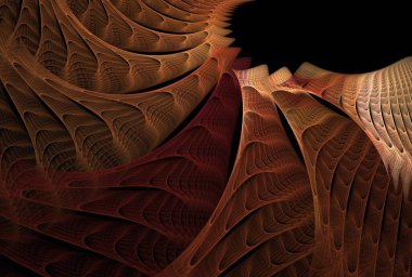 Bilgisayar tarafından oluşturulan soyut fraktal arkaplan