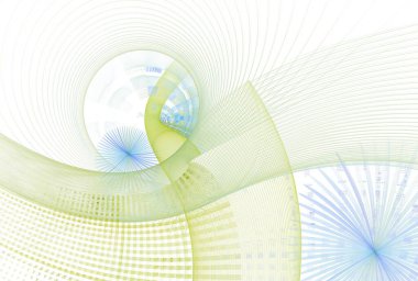 Yaratıcı tasarım için soyut fraktal arkaplan