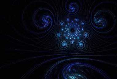 Yaratıcı tasarım için soyut fraktal arkaplan