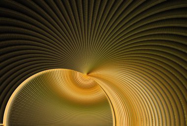 Fraktal doku serisi. Bilim, teknoloji ve tasarım konularında geometrik radyal patlama örüntüsünün bileşimi