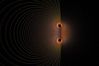 Çizgiler ve dairelerle soyut arkaplan