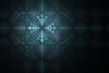 Fütürist teknolojili soyut fraktal arkaplan