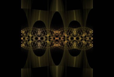 Geometrik şekillerin ve bilim, teknoloji ve tasarım konularındaki çizgilerin soyut bileşimi