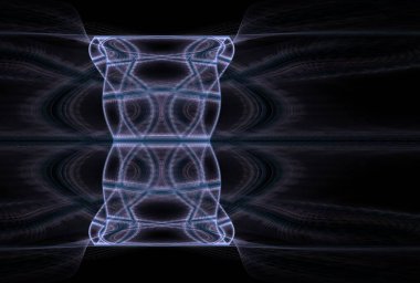 Soyut eğri çizgileri arka plan, modern eğriler kaleydoskop resim arkaplanı.