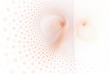 Bulanık daireler ve noktalarla soyut arkaplan