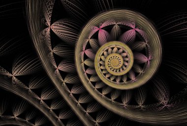 Soyut fraktal arkaplan. bilgisayar destekli grafikler.