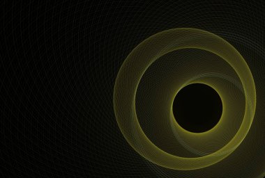 Parlak spiral ile soyut fraktal arkaplan