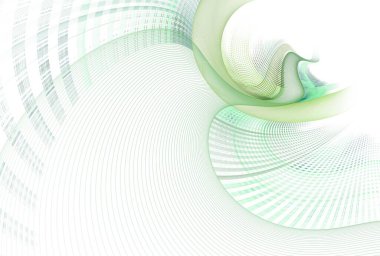 Fraktal patlama serisi. Geometrik şekillerden ve bilim konularındaki ışıklardan oluşan soyut tasarımın bileşimi,