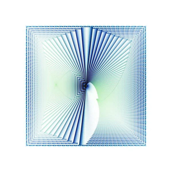 Fraktal Seri Dizaynınız Için Geometrik Şekilli Dikdörtgen Çerçevelerin Bileşimi — Stok fotoğraf