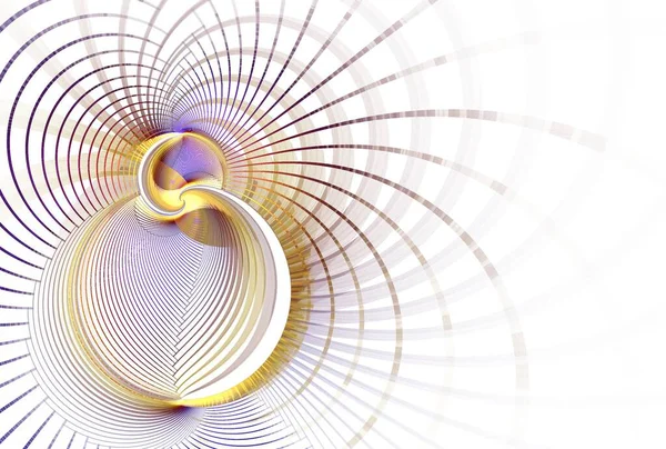  Beyaz arkaplanda dijital fraktal resim