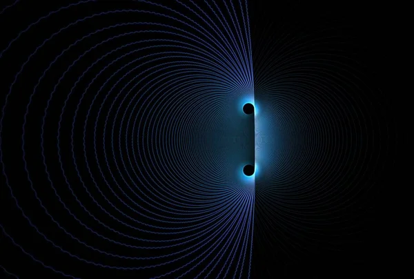 Parlak spiral ile soyut fraktal arkaplan