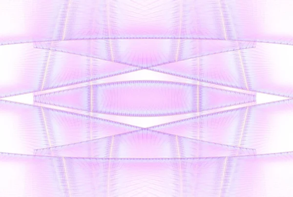 Patrón Vibrante Psicodélico Con Triángulos Geométricos Imagen Fractal Digital Sobre — Foto de Stock