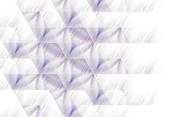 Fractal Ψηφιακά Κύματα Αφηρημένη Σχεδίαση Λουλούδια Έννοια Εικονογράφηση Λευκό Φόντο — Φωτογραφία Αρχείου