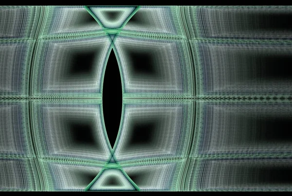 Xadrez Têxtil Geométrico Digital Fractal Imagem Fundo Preto — Fotografia de Stock