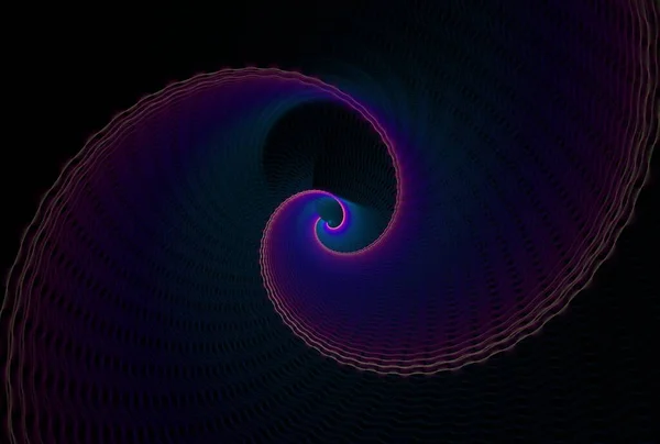 Tasarımınız Için Fraktal Spiral Öge — Stok fotoğraf