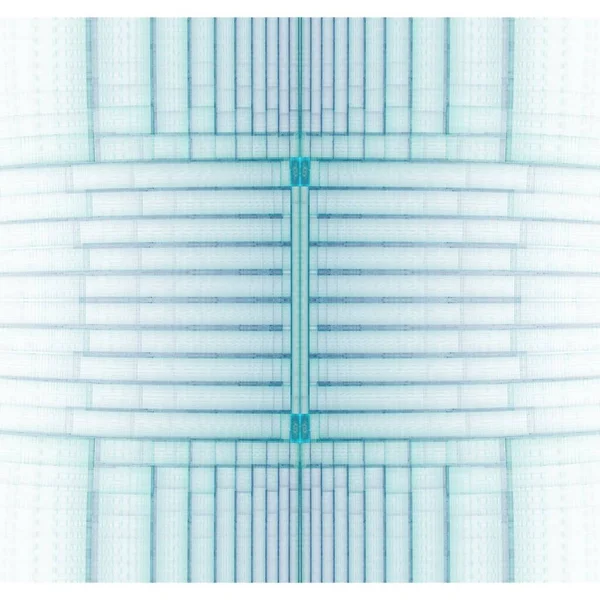 Цифрове Фрактальне Зображення Вежі Білому Тлі — стокове фото