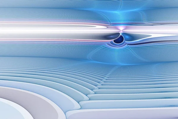 Beyaz soyut arkaplanın 3d görüntülenmesi