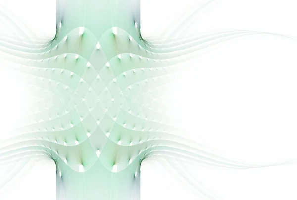 Diseño Abstracto Fractal Espiral Con Fondo Blanco — Foto de Stock