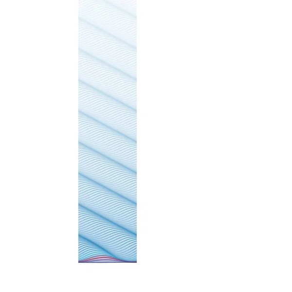 Abstract Peak Waves Digital Fractal Image White Background — Stock Photo, Image
