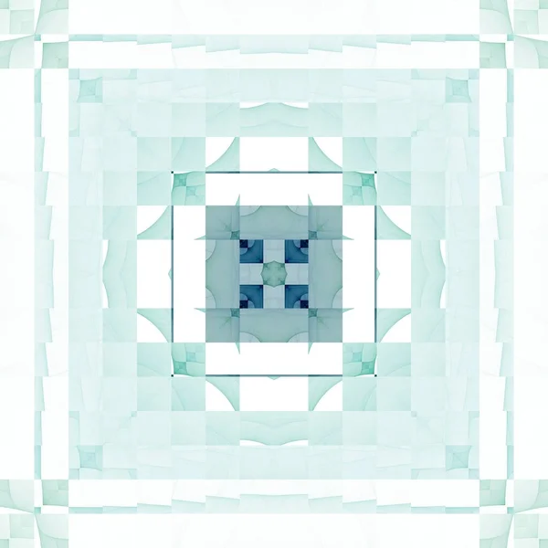 기하학적 패턴을 추상적 파란색 — 스톡 사진