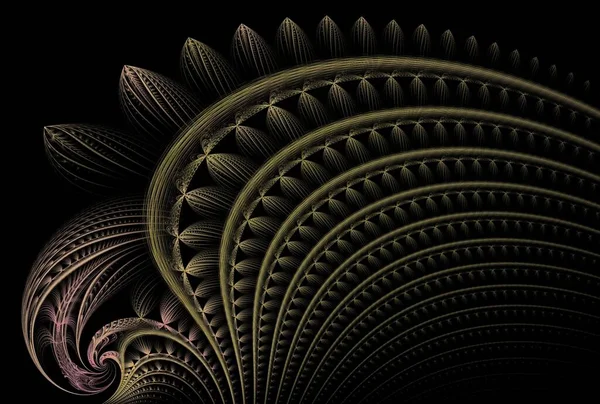 Yaratıcı tasarım için fraktal arkaplan