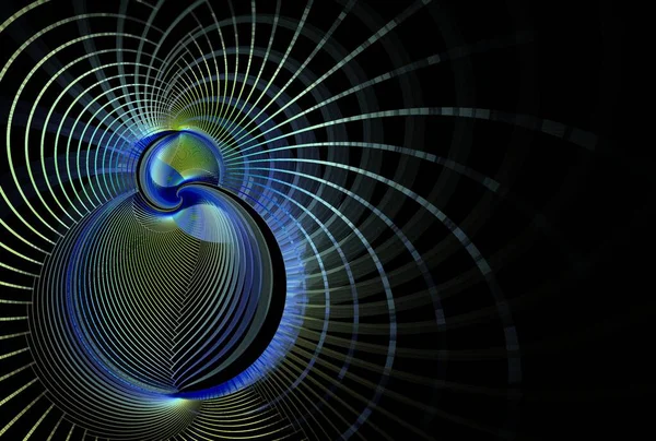 Sarmal çizgilerle soyut arkaplan