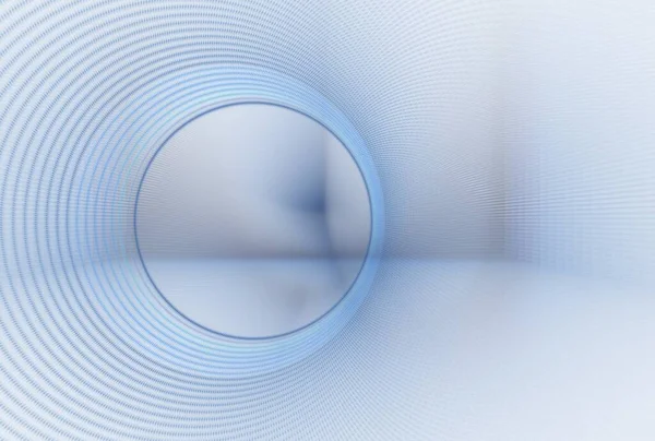 Abstrakte Psychedelische Geometrische Kreise Digitales Fraktalbild Auf Weißem Hintergrund — Stockfoto