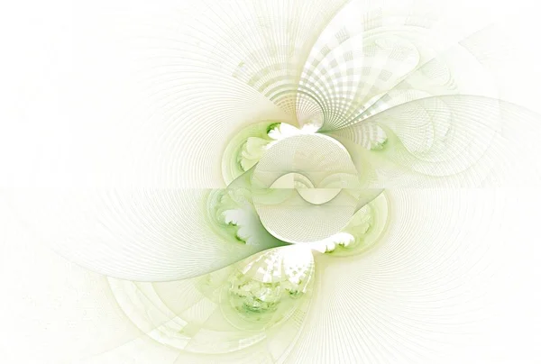 Abstrakte Fraktale Hintergrund Mit Einer Blume — Stockfoto