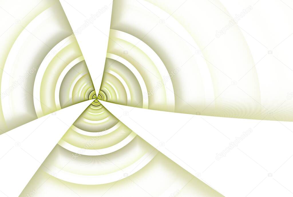 3d rendering of white abstract background