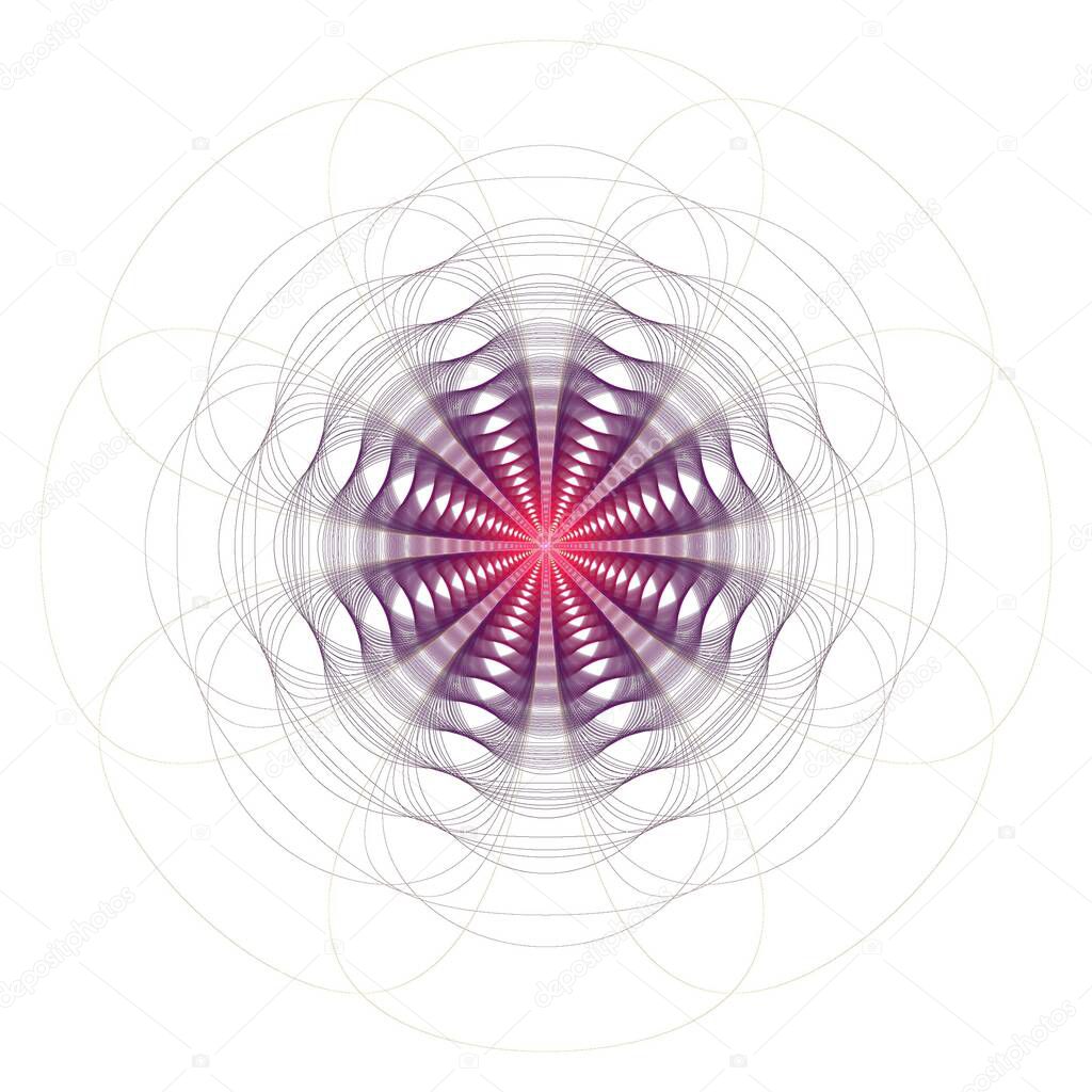 abstract fractal illustration for creative design