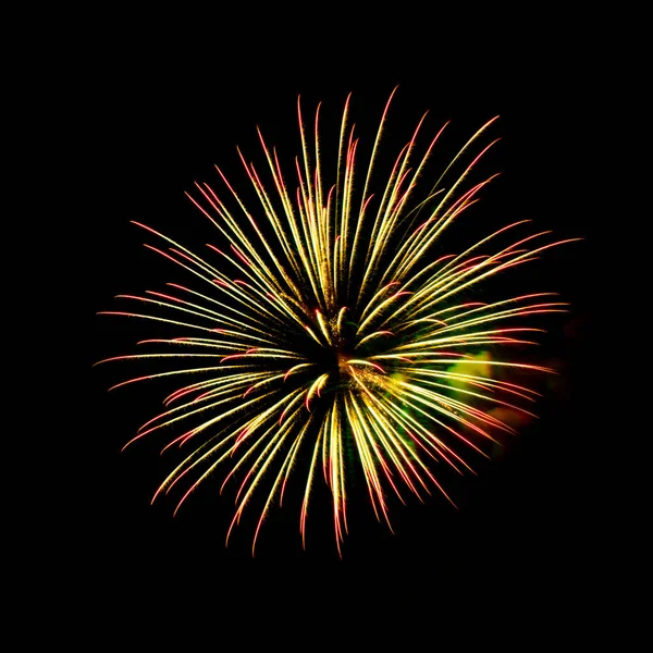 Tűzijáték Tűzijáték Robbanás Július Ünneplés Egyesült Államokban Élénk Színhatás — Stock Fotó