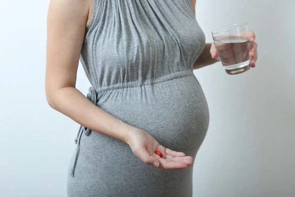 Hamilelik Sağlık Yeni Aile Konsepti Vitaminleri — Stok fotoğraf