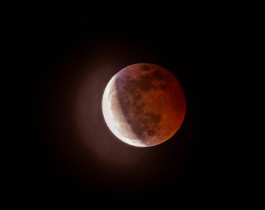 2019 'da ay tutulması ve süper ay. 