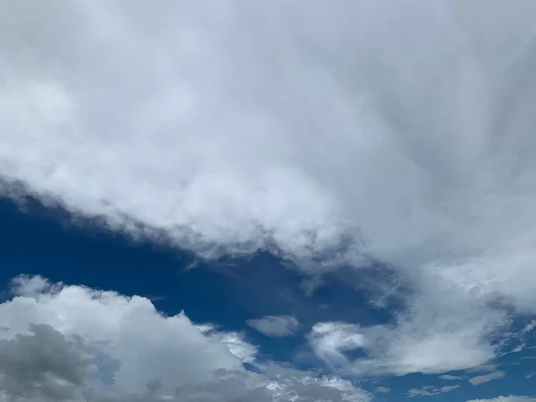 Cumulonimbus Nuage Sur Fond Bleu Ciel Ep18 — Photo