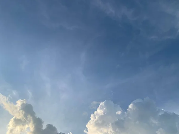 Una Nube Cumulonimbus Sfondo Cielo Blu Ep29 — Foto Stock