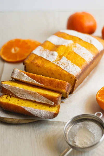 Ev yapımı Clementine Loaf Pastası