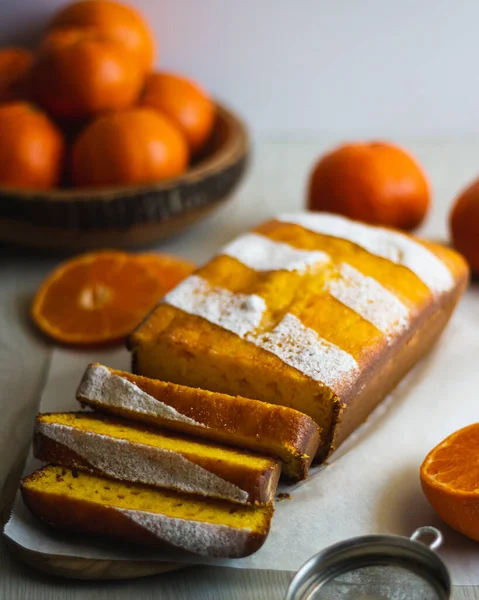 Ev yapımı Clementine Loaf Pastası