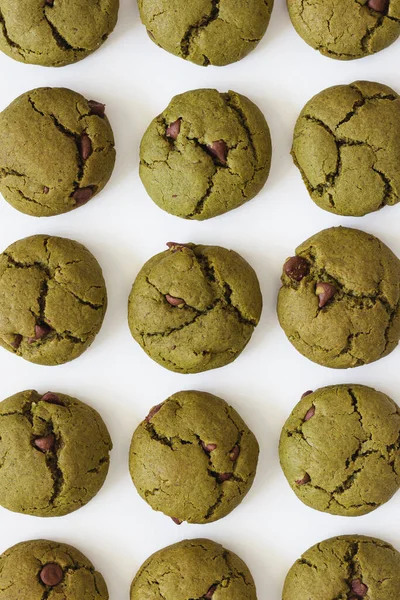 Matcha ve Chocolate Chip Kurabiyeleri