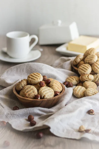 Печенье Миндальным Ореховым Маслом — стоковое фото