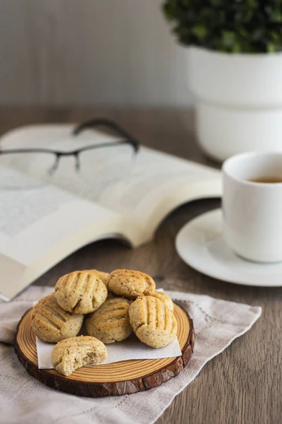 Almond Hazelnut Butter Cookies — Stock Photo, Image