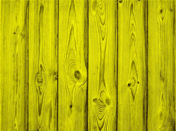 Vecchio muro di legno dipinto. sfondo giallo, vettore — Vettoriale Stock