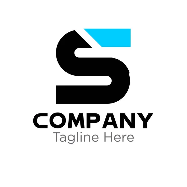 Логотип буквы S векторный дизайн иконки. Корпоративный знак для веб, печати, дизайна приложений . — стоковый вектор