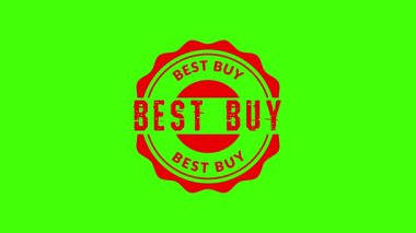 En iyisi pul animasyonu satın almak. yeşil arkaplan. Hareketli animasyon.