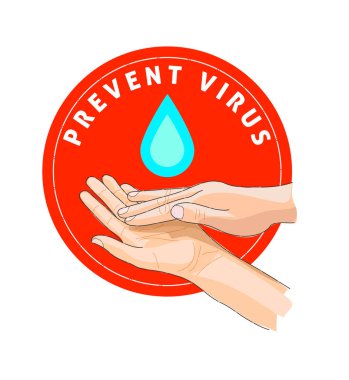 El dezenfektanı kullanan eller 