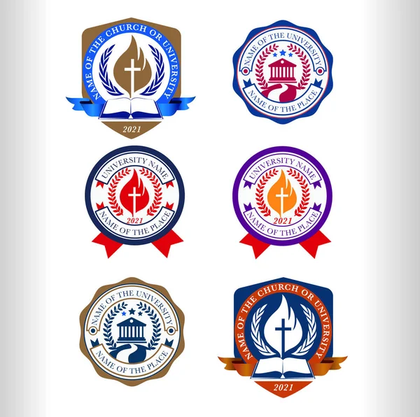 Üniversite, okul, kilise logosu, Hıristiyan enstitüsü logosu