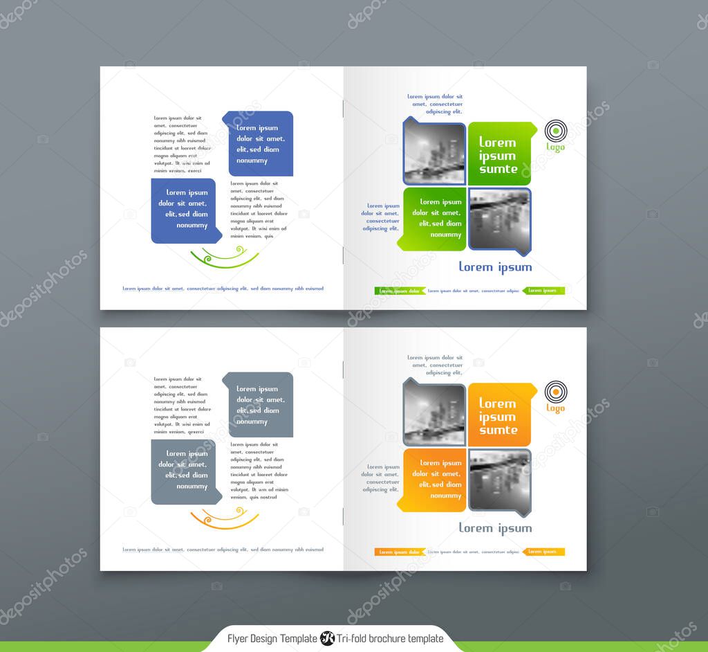 Folder Or Brochure Or Flyer Layout Template With Editable Elements Premium Vector In Adobe Illustrator Ai Ai Format Encapsulated Postscript Eps Eps Format