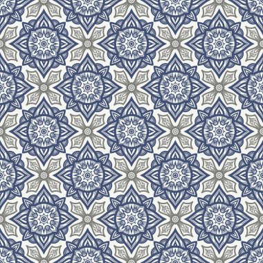 Soyut, dikişsiz vektör, doğu geometrik, dalga ve çizgilerden oluşan bozkır deseni. Arkaplan, tekstil, duvar kağıdı, kart, seramik dekorasyonu için geleneksel grafik sanat süsü