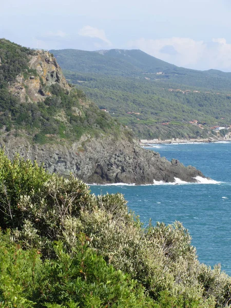 Medelhavet Längs Toskanska Kusten Livorno Italien — Stockfoto